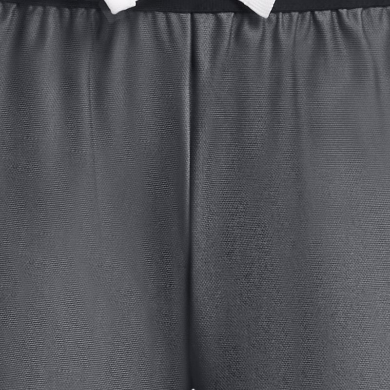 Shorts Under Armour Play Up da ragazza Pitch Grigio / Metallico Argento YLG (149 - 160 cm)