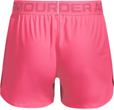 Shorts UA Play Up para ni&ntilde;a, Pink, pdpMainDesktop image number 1