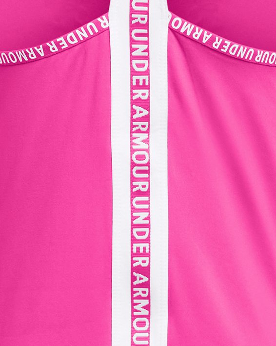 Camiseta sin mangas UA Knockout para niña, Pink, pdpMainDesktop image number 1