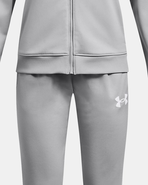 UA Strick-Trainingsanzug für Mädchen, Gray, pdpMainDesktop image number 0