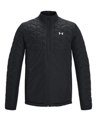 men's ua storm coldgear reactor run hybrid jacket
