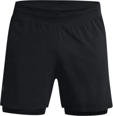 Shorts UA Iso-Chill Run 2-in-1 para Hombre, Black, pdpMainDesktop image number 8