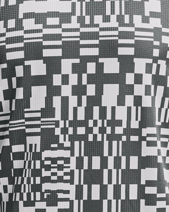 Men's UA Speed Stride Printed Short Sleeve, Gray, pdpMainDesktop image number 4