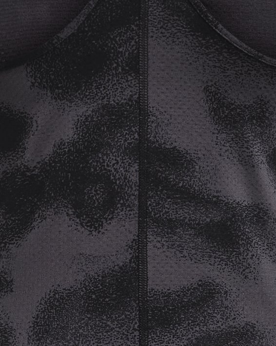 Camiseta sin mangas HeatGear® Armour Racer Print para mujer, Black, pdpMainDesktop image number 5
