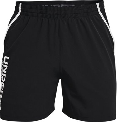Men's UA Qualifier 5" Wordmark Shorts image number 4