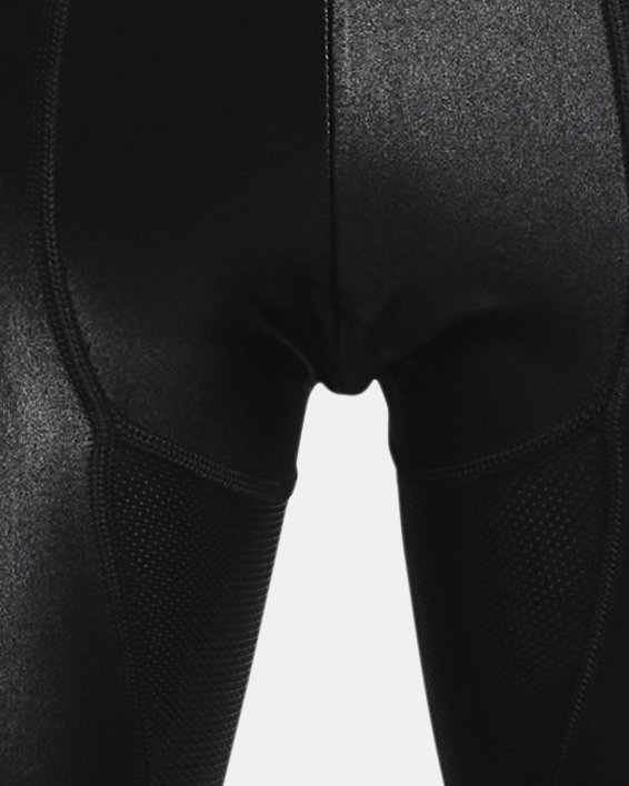UA HG IsoChill Long Shorts in Black image number 5