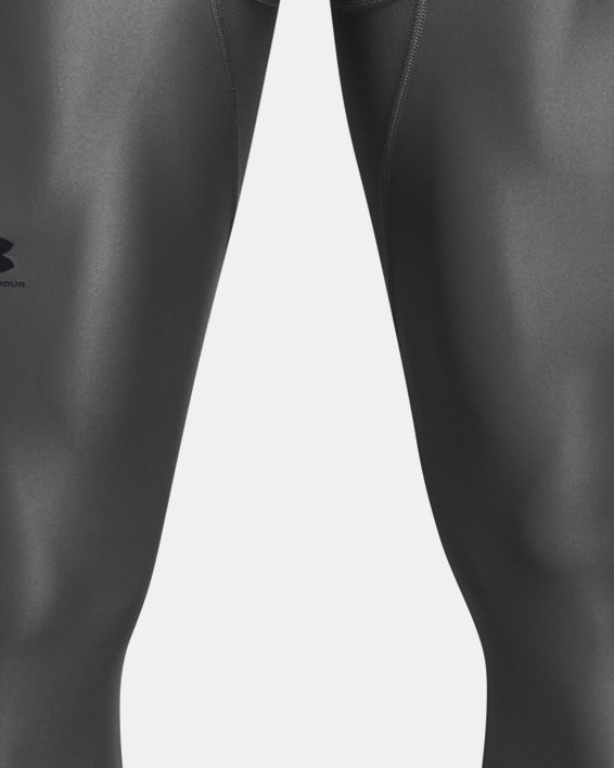 Men's UA Iso-Chill Leggings, Gray, pdpMainDesktop image number 4