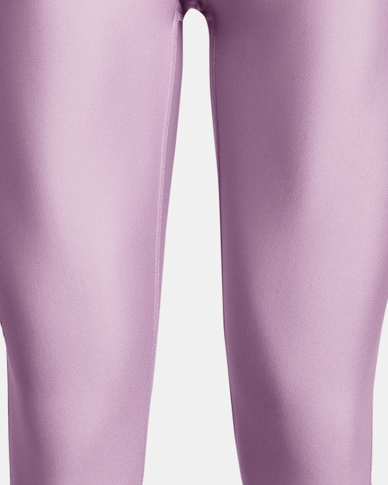 Women's HeatGear® No-Slip Waistband Ankle Leggings in Purple image number 4