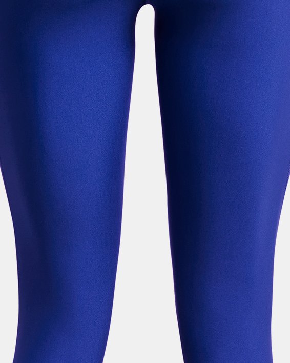 Women's HeatGear® No-Slip Waistband Ankle Leggings, Blue, pdpMainDesktop image number 5