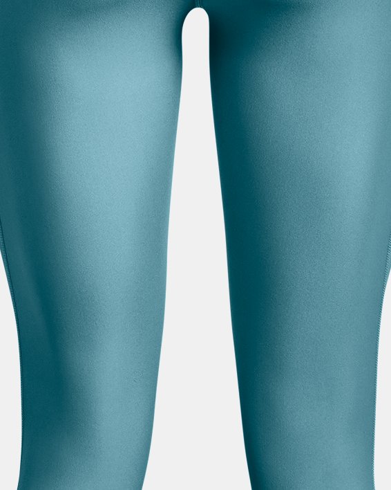 Women's HeatGear® No-Slip Waistband Ankle Leggings in Blue image number 5