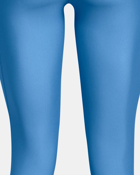 Women's HeatGear® No-Slip Waistband Ankle Leggings, Blue, pdpMainDesktop image number 5