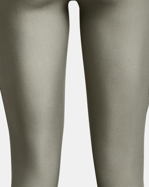 Women's HeatGear® No-Slip Waistband Ankle Leggings in Green image number 5
