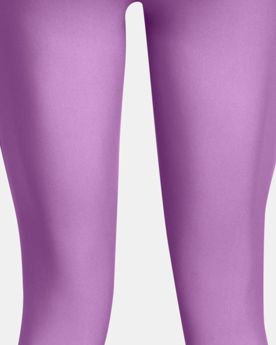Women's HeatGear® No-Slip Waistband Ankle Leggings, Purple, pdpMainDesktop image number 5