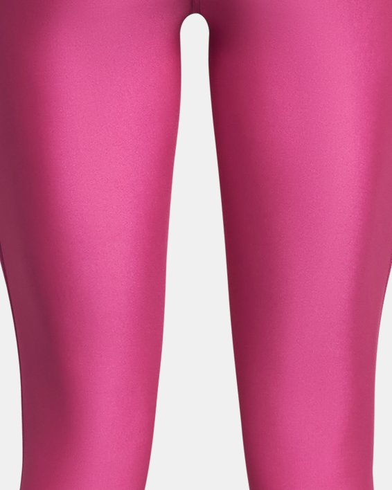 Damen HeatGear® Armour 7/8 Leggings mit hohem Bund, Pink, pdpMainDesktop image number 5