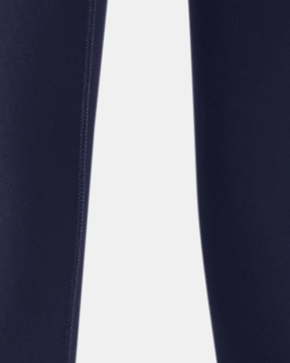 Damen HeatGear® No-Slip Waistband Full-Length-Leggings, Blue, pdpMainDesktop image number 4