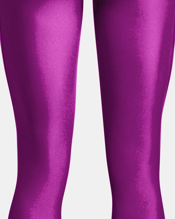 Leggings HeatGear® Armour con Pretina Antideslizante de Largo Completo para Mujer, Purple, pdpMainDesktop image number 5