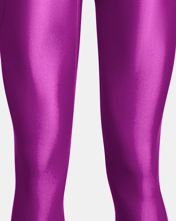 Leggings HeatGear® Armour con Pretina Antideslizante de Largo Completo para Mujer, Purple, pdpMainDesktop image number 4