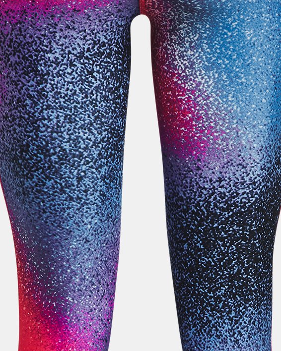 Leggings HeatGear® Armour No-Slip Waistband Printed Ankle para Mujer, Blue, pdpMainDesktop image number 5
