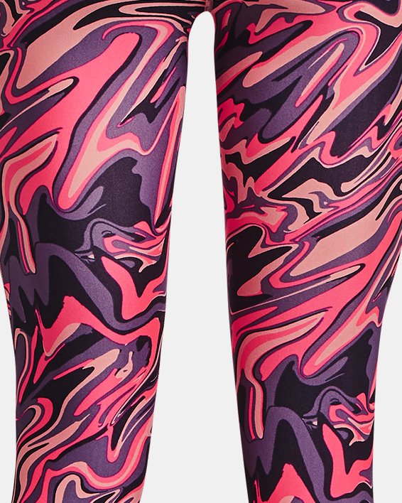 Leggings HeatGear® Armour No-Slip Waistband Printed Ankle para Mujer, Pink, pdpMainDesktop image number 5