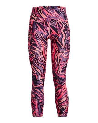 Leggings HeatGear&reg; Armour No-Slip Waistband Printed Ankle para Mujer, Pink, pdpMainDesktop image number 4