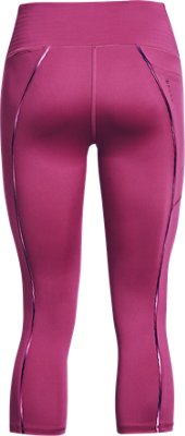 Women's UA RUSH&trade; No-Slip Waistband Scallop Capris image number 6