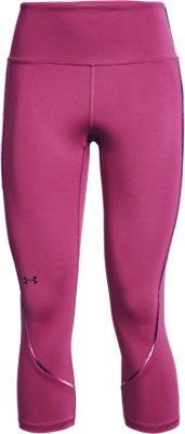 Women's UA RUSH&trade; No-Slip Waistband Scallop Capris image number 5
