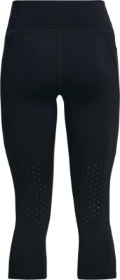Women's UA RUSH&trade; No-Slip Waistband Tonal Capris image number 6