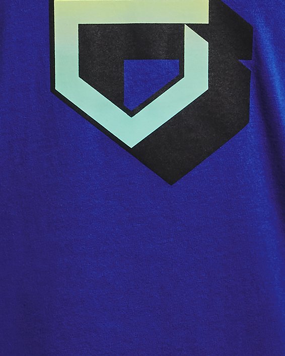 T-shirt avec logo imprimé à dégradé UA Baseball pour garçons