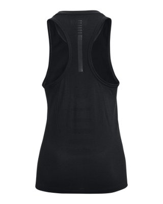 Camiseta sin mangas UA Seamless Run para mujer, Black, pdpMainDesktop image number 5