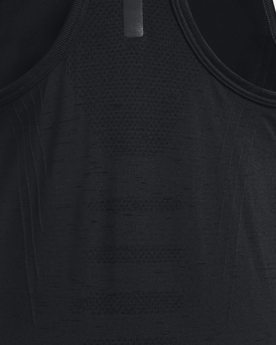 Camiseta sin mangas UA Seamless Run para mujer, Black, pdpMainDesktop image number 5