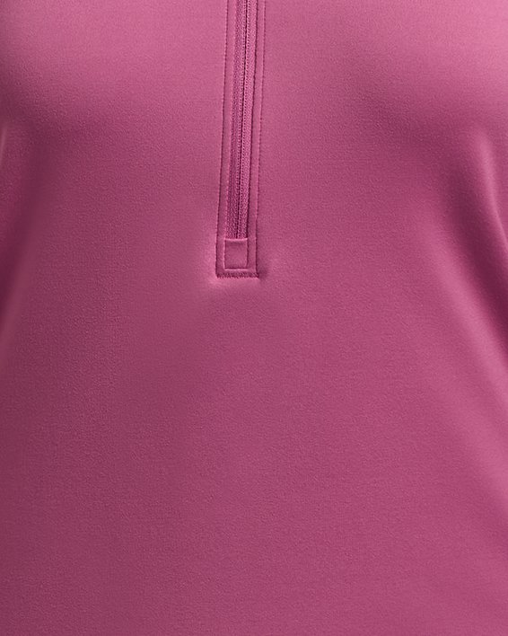 Camiseta con Media Cremallera UA Qualifier Run 2.0 para Mujer, Pink, pdpMainDesktop image number 6