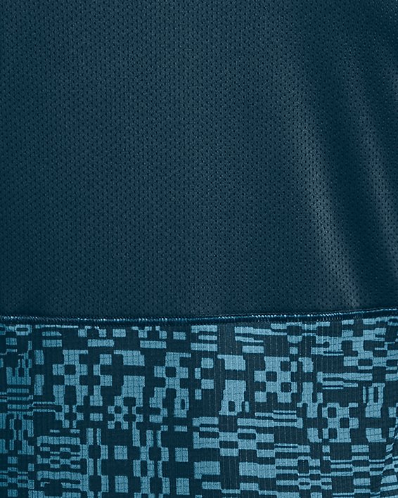Damesshirt UA Speed Stride Printed met korte mouwen, Blue, pdpMainDesktop image number 5