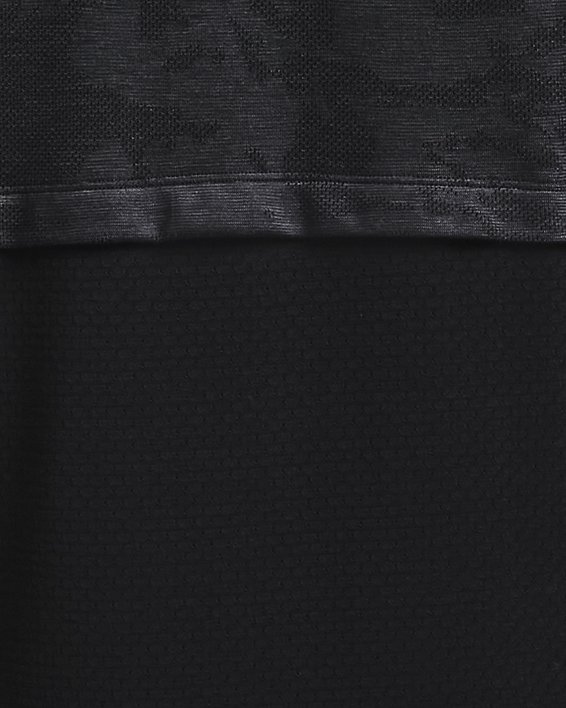 Men's UA Streaker 2.0 Camo Short Sleeve, Black, pdpMainDesktop image number 7