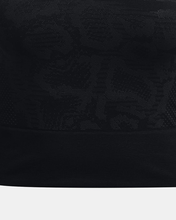 女士UA RUSH™ HeatGear® Seamless長袖T恤 in Black image number 5