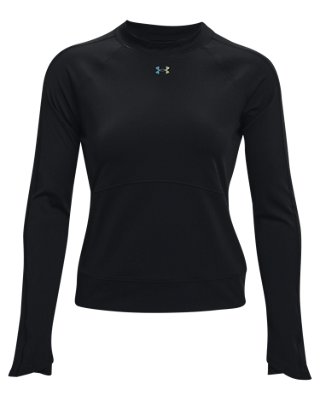 Camiseta UA RUSH&trade; ColdGear&reg; Core para mujer, Black, pdpMainDesktop image number 6