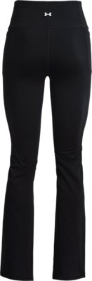 black stretchy flare pants