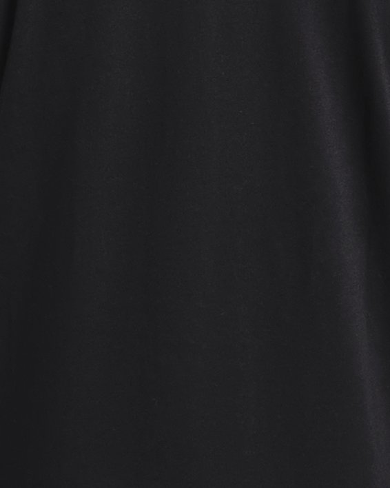 Haut à manches courtes en mesh avec motif et poche UA pour femme, Black, pdpMainDesktop image number 5