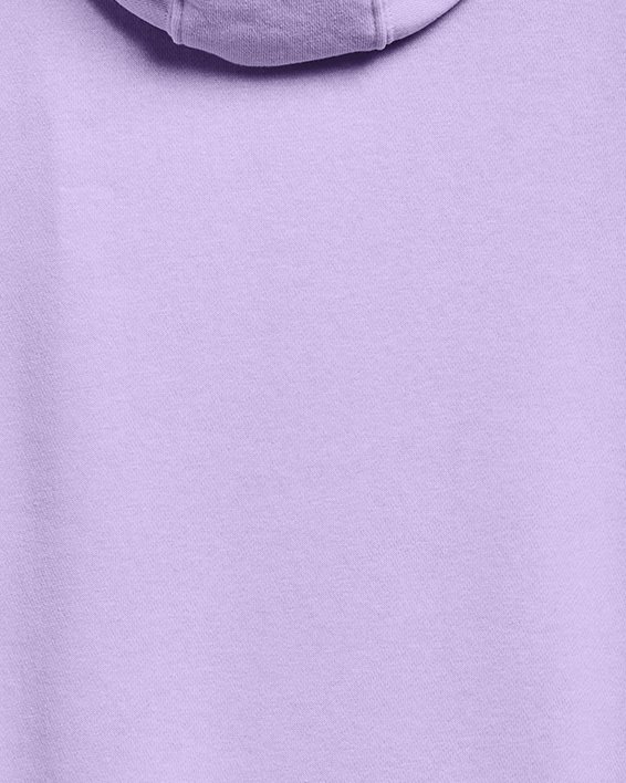 Dameshoodie UA Rival Fleece Colorblock, Purple, pdpMainDesktop image number 5