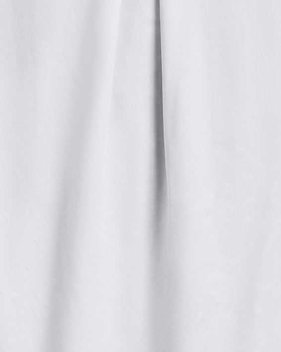Damen UA RUSH™ Oberteil aus Webstoff mit durchgehendem Zip und Aufdruck, White, pdpMainDesktop image number 8