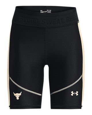 กางเกงปั่นจักรยานขาสั้น Project Rock HeatGear&reg; สำหรับผู้หญิง image number 5