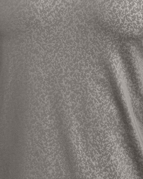 Men's UA RUSH™ HeatGear® 2.0 Emboss Short Sleeve in Gray image number 7