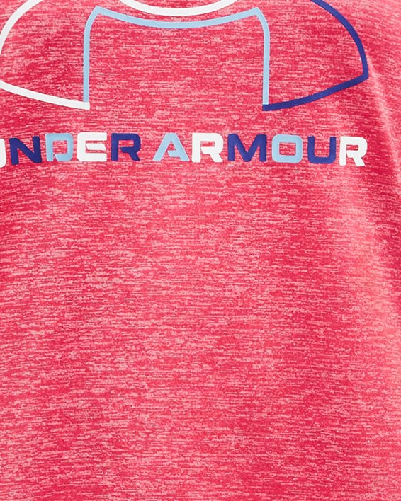Under Armour Girls' UA Tech™ Big Logo Twist Short Sleeve. 1