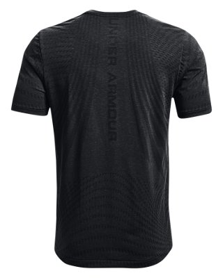 Men's UA RUSH&trade; HeatGear&reg; Seamless Illusion Short Sleeve image number 6