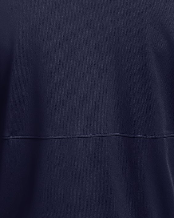 เสื้อแจ็คเก็ตวอร์ม UA Pique สำหรับผู้ชาย in Blue image number 5