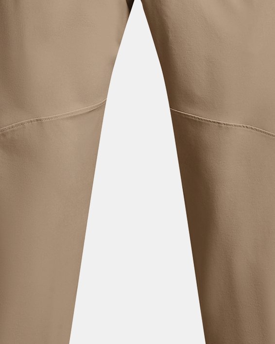 Men's UA Stretch Woven Pants, Brown, pdpMainDesktop image number 6