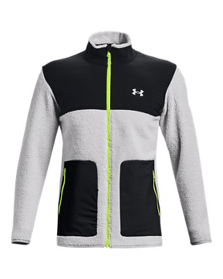 남성 UA 스웨터플리스 파일 풀 집 image number 4