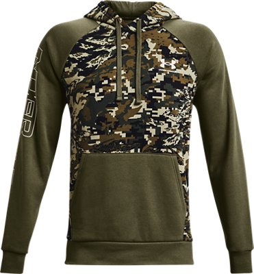 Men's UA Rival Fleece Camo Script Hoodie | Under Armour