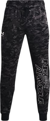 UA Rival Fleece Camo Script image number 5