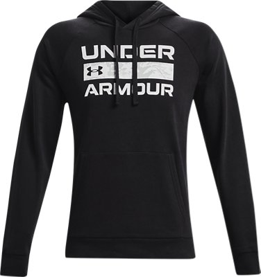 Men's UA Rival Fleece Signature Box Hoodie image number 4