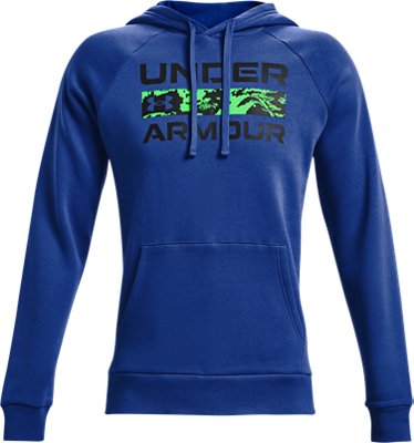 Men's UA Rival Fleece Signature Box Hoodie | Under Armour